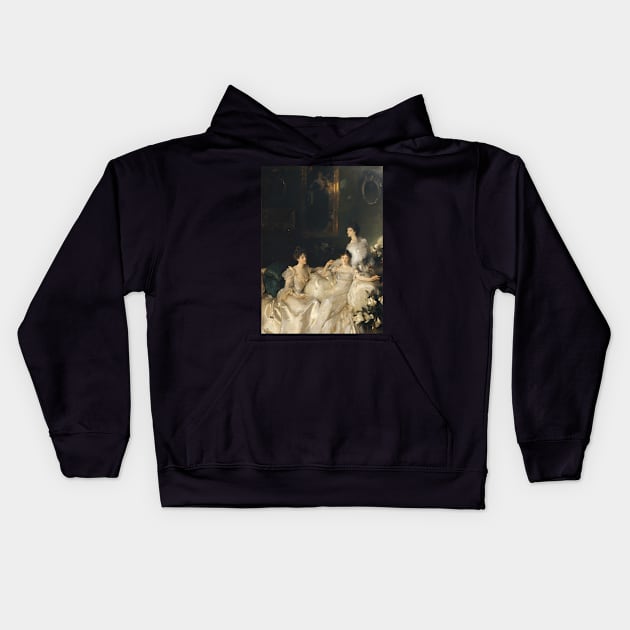 The Wyndham Sisters By John Singer Sargent Postcard Kids Hoodie by jandesky